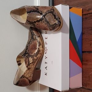 Katy Perry Snake Skin ankle boots